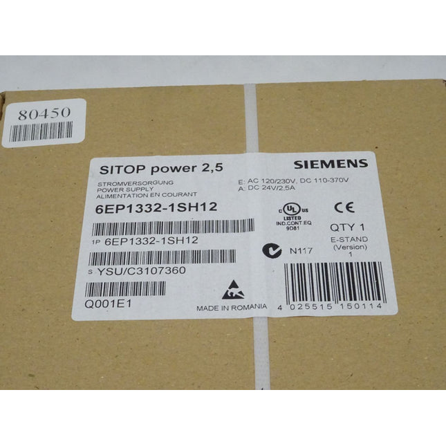 Siemens 6EP1332-1SH12 / SITOP  power 2,5 Stromversorgung 230V-24V NEU-OVP - Maranos.de