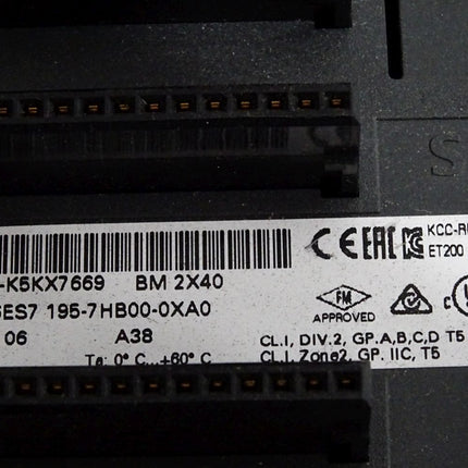 Siemens Busmodul 6ES7195-7HB00-0XA0 6ES7 195-7HB00-0XA0 - Maranos.de
