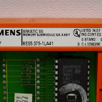 Siemens Memory Submodule 6ES5375-1LA41 / 6ES5 375-1LA41 E:02 / 32K x 8 bit - Maranos.de