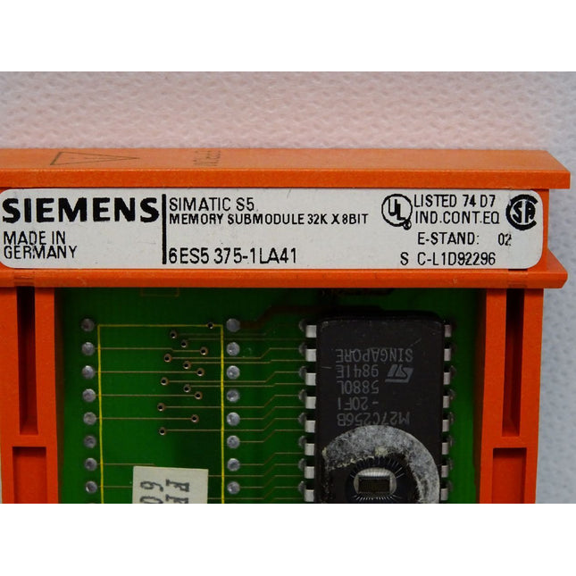 Siemens Memory Submodule 6ES5375-1LA41 / 6ES5 375-1LA41 E:02 / 32K x 8 bit - Maranos.de