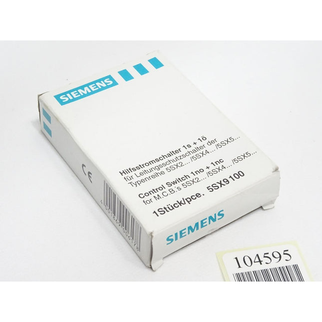 Siemens Hilfsstromschalter 5SX9100 / Neu OVP - Maranos.de