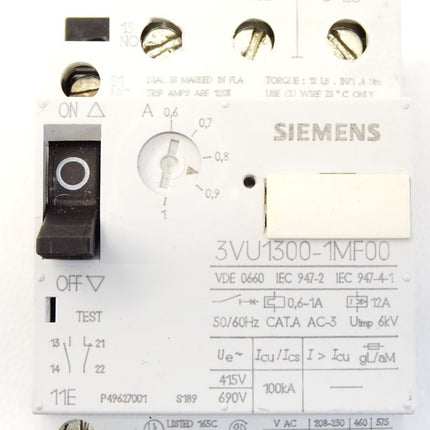 Siemens Leistungsschalter 3VU1300-1MF00 - Maranos.de