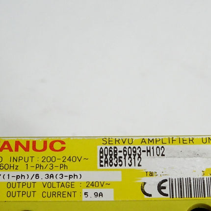 Fanuc Servo Amplifier Unit A06B-6093-H102 - Maranos.de