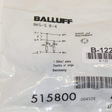NEU/OVP Balluff BKS-S 8-4  515800 - Maranos.de