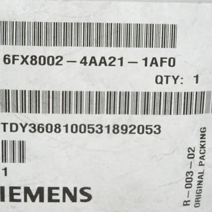 Siemens Signalleitung 6FX8002-4AA21-1AF0 MOTION-CONNECT 800PLUS / Neu OVP - Maranos.de