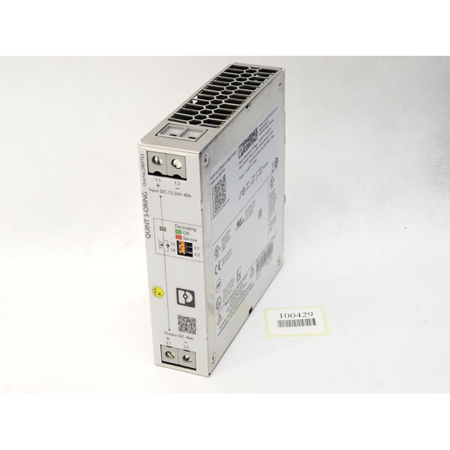 Phoenix Contact 2907753 QUINT4-S-ORING/12-24DC/1X40/+ Redundanzmodul - Maranos.de