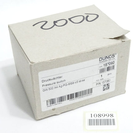 DUNGS Druckwächter 157050 GW500 GW 500 A4 Ag-PG-MS9-V0 st-se / Neu OVP - Maranos.de