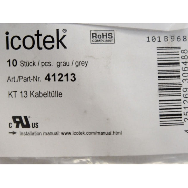 Icotek Kabeltülle KT13 / Inhalt : 12 Stück / Unbenutzt - Maranos.de