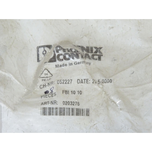 Phoenix Contact FBI1010 / 0203276 / FBI10-10 / Inhalt : 8 Stück / Neu OVP - Maranos.de