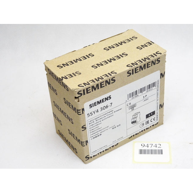 Siemens Leitungsschutzschalter 5SY4306-7 / neu OVP - Maranos.de