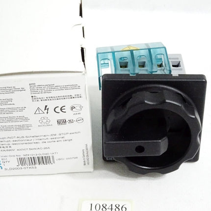 Siemens Haupt-/Not-Aus-Schalter 3LD2003-0TK53 / Neu OVP - Maranos.de