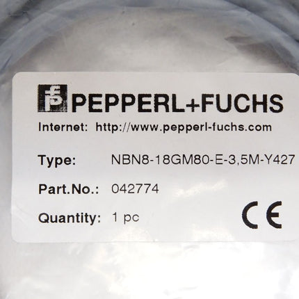 Pepperl+Fuchs 042774 Induktiver Sensor NBN8-18GM80-E-3,5M-Y427 / Neu OVP - Maranos.de