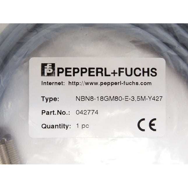 Pepperl+Fuchs 042774 Induktiver Sensor NBN8-18GM80-E-3,5M-Y427 / Neu OVP - Maranos.de