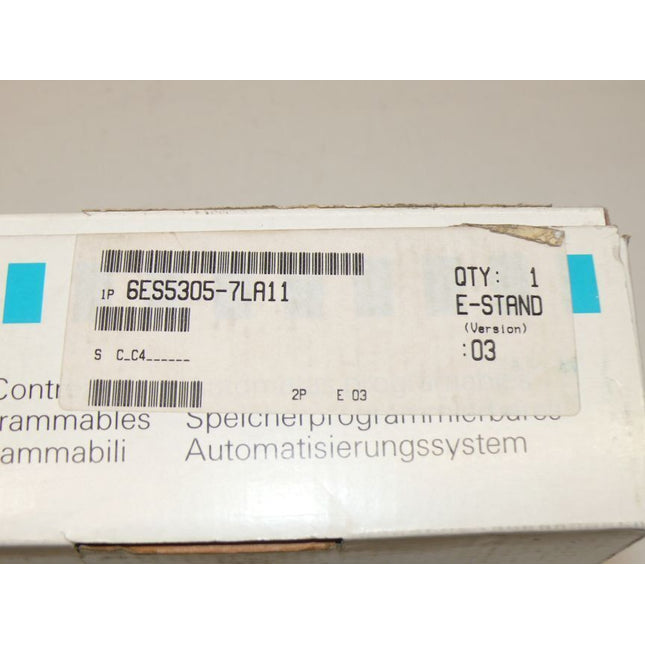 Siemens 6ES5305-7LA11 Interface Module 6ES5 305-7LA11 E:03 NEU-OVP - Maranos.de