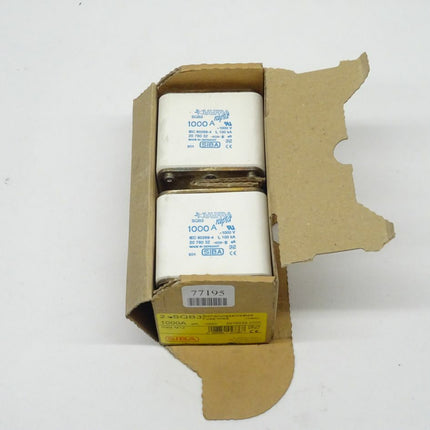 Siba SQB3 Sicherung Schmelzeinsatz 1000A Fuse-links 1000V neu-OVP - Maranos.de