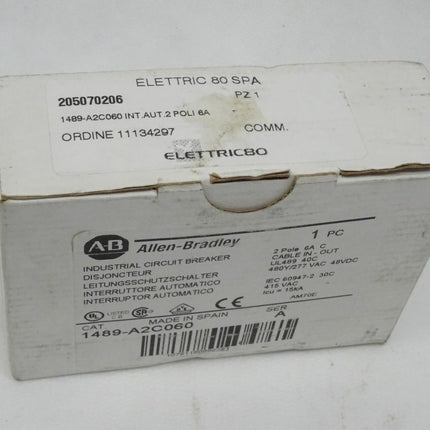 AB Allen Bradley 1489-A2C060 SER. A  Leitungsschutzschalter 2 Pole 6A C - Maranos.de