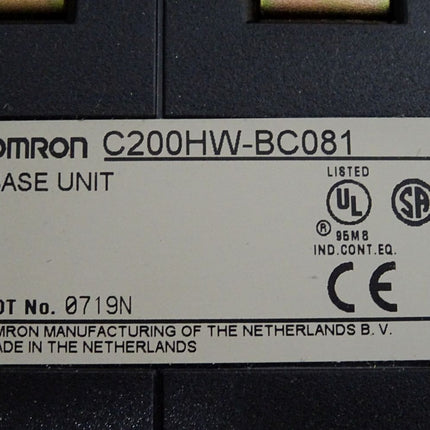 Omron C200HW-BC081 Base unit / Neu OVP - Maranos.de