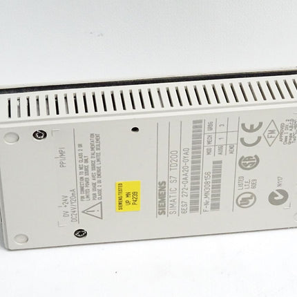 Siemens TD200 Text Display Panel 6ES7272-0AA20-0YA0 6ES7 272-0AA20-0YA0 - Maranos.de