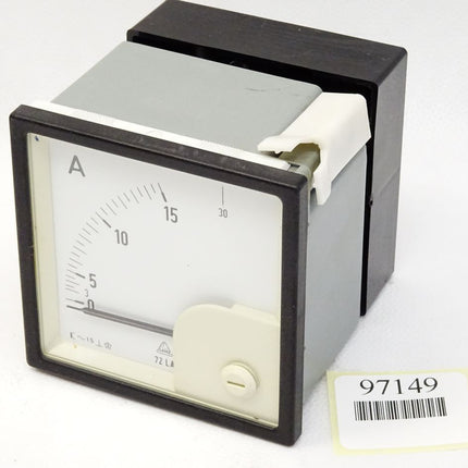Ganz Amperemeter 0..15A 72LA Einbaumessgerät - Maranos.de