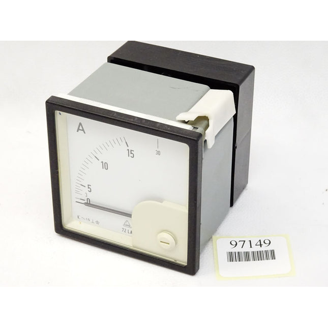 Ganz Amperemeter 0..15A 72LA Einbaumessgerät - Maranos.de