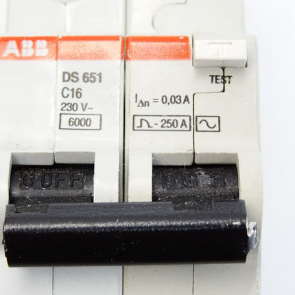 ABB DS651 C16 0.03A Schutzschalter - Maranos.de