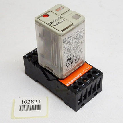 Telemecanique Relais RUN31A21P7 RUN 31A21 P7 + Schrack MR78700 - Maranos.de