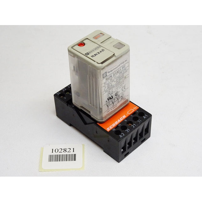 Telemecanique Relais RUN31A21P7 RUN 31A21 P7 + Schrack MR78700 - Maranos.de