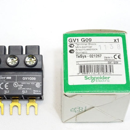 Schneider Anschlussblock GV1G09 / Neu OVP - Maranos.de