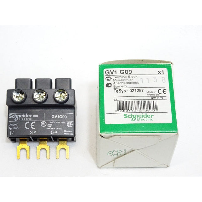 Schneider Anschlussblock GV1G09 / Neu OVP - Maranos.de