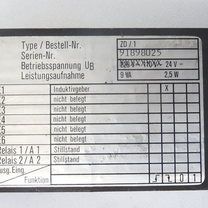 Raster electronic ZD/1 Drehzahlmessgerät - Maranos.de