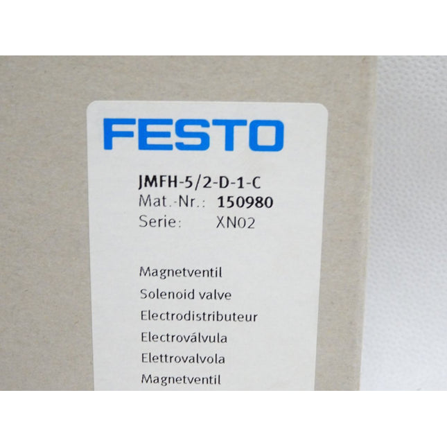 Festo 150980 JMFH-5/2-D-1-C Magnetventil / Neu OVP - Maranos.de