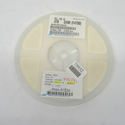5000x Samsung Widerstände RC-1/8W 470OHM / F4700 / RC2012F4700CS - Maranos.de