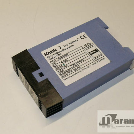 OVP Knick Type 206A7A1000V No. 1812260 Temperaturmessumformer - Maranos.de