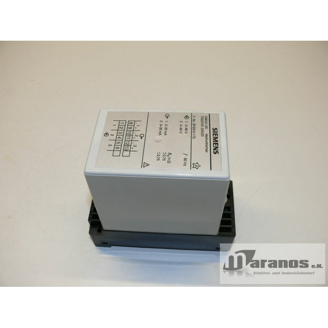 Siemens 7KG2101-2KK20 Meßumformer 7KG2 101-2KK20 GMUU-2K - Maranos.de
