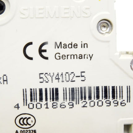 Siemens 5SY4102-5 5SY41 MCB A2 Leitungsschutzschalter - Maranos.de