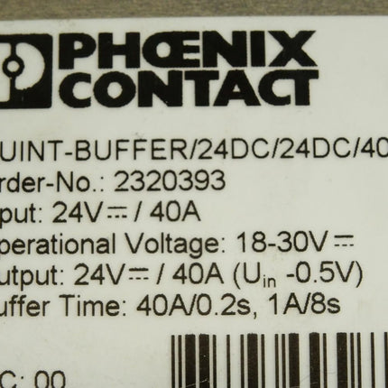 Phoenix Contact QUINT-BUFFER/24DC/24DC/40 / 2320393 - Maranos.de