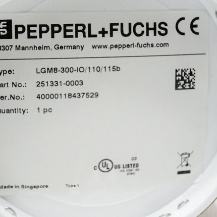 Pepperl+Fuchs Lichtgitter 251331-0003 LGM8-300-IO/110/115B / Neu OVP - Maranos.de