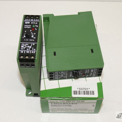 NEU/OVP 2 Stück BTR RTLk-E10 / 1103652412004 Ansprechverzögert 1,5-30s - Maranos.de