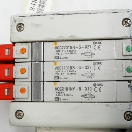 SMC EX245-SPR1-X165 + EX245-DX1-X36 + 2x VQC2201NR-5-X27 +  VQC2101NY-5-X10 - Maranos.de