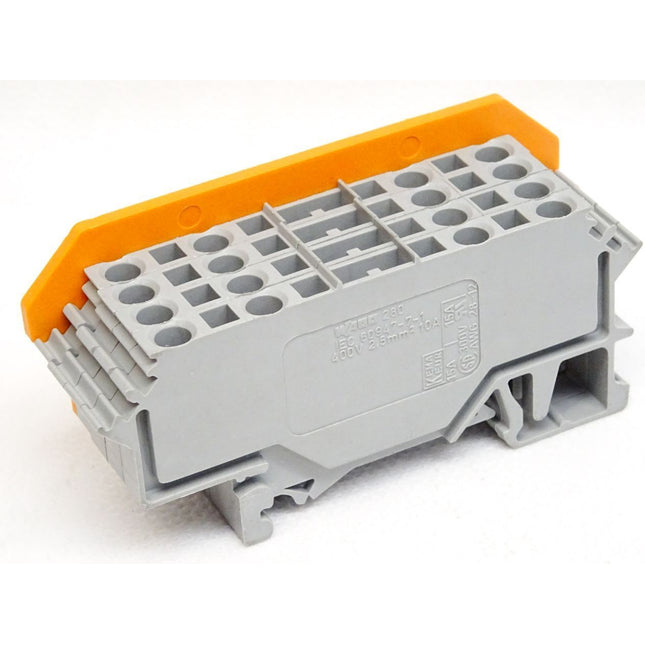 Wago 280-606 400V 10A / Inhalt : 4 Stück + Endplatte / Neu - Maranos.de