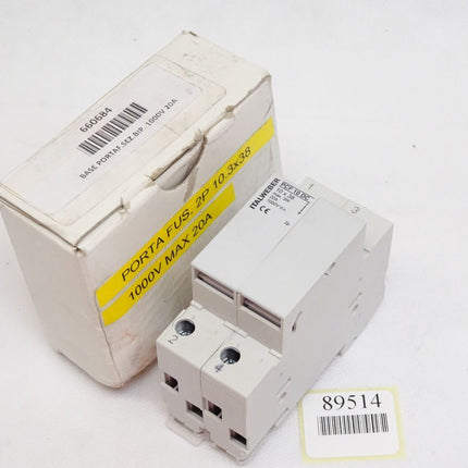 Italweber Sicherungstrennschalter PCF10DC / 10 x 38 3W 20A 1000Vdc / NEu OVP - Maranos.de