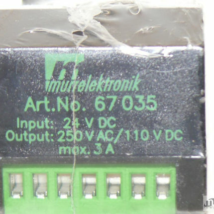 NEU/OVP Murr Elektronic 67035 24 VDC Relaissockelbaustein - Maranos.de