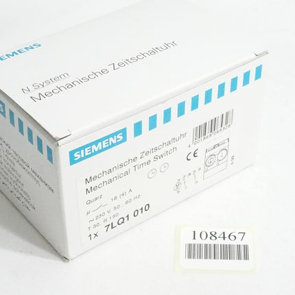 Siemens Mechanische Zeitschaltuhr 7LQ1010 / Neu OVP - Maranos.de