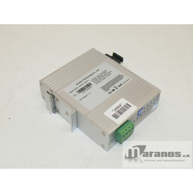 Korenix JetCon 1302-m 2x 10/100 Ethernet to 100FX Fiber Multi-Mode - Maranos.de