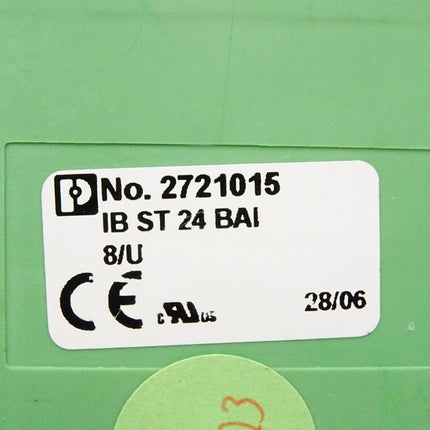 Phoenix Contact 2721015 IB ST 24 BAI 8/U I/O-Modul - Maranos.de