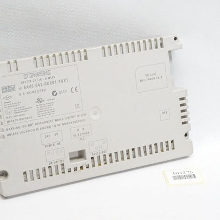 Siemens Backcover Rückschale Panel OP177B 6AV6642-0DC01-1AX1 6AV6 642-0DC01-1AX1 - Maranos.de