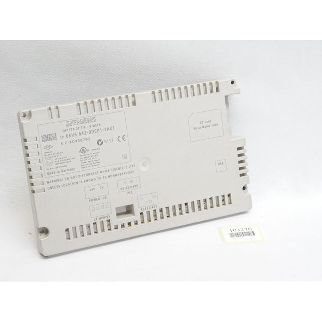 Siemens Backcover Rückschale Panel OP177B 6AV6642-0DC01-1AX1 6AV6 642-0DC01-1AX1 - Maranos.de
