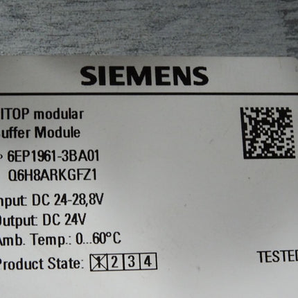Siemens Sitop modular 6EP1961-3BA01 / Unbenutzt mit Lagerspuren - Maranos.de