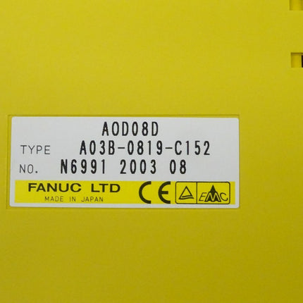 Fanuc AOD08D digitale Ausgabeeinheit A03B-0819-C152 // N6991 2003 08 NEU - Maranos.de