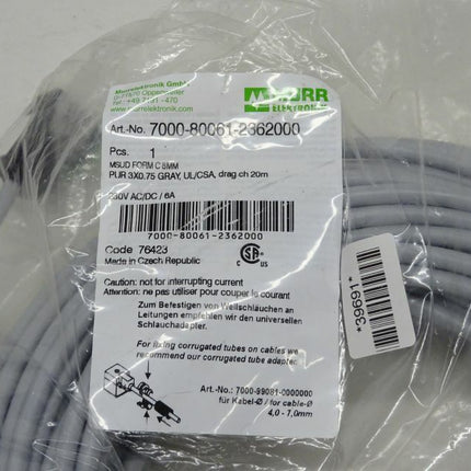 Murr Elektronik 7000-80061-2362000 / MSUD Ventilst. BF C 8 mm mit freiem Leitungsende / Code 76423 NEU - Maranos.de
